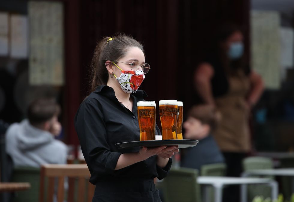 Table service expected to remain in pubs and bars.
