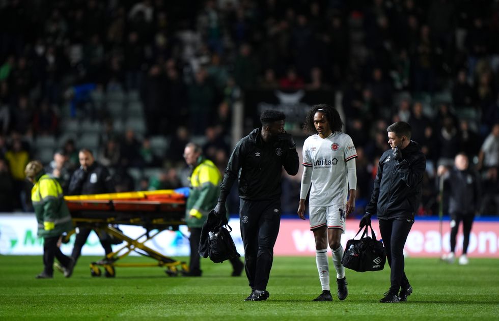 Tahith Chong was able to walk off the field
