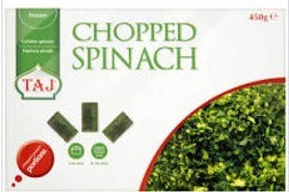 Taj chopped spinach