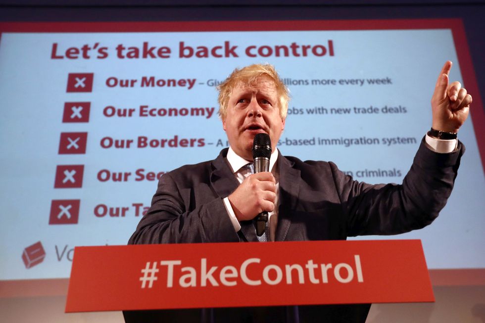 Take Back Control was a slogan associated with the Vote Leave campaign