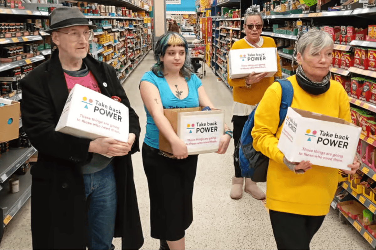 Take Back Power activists