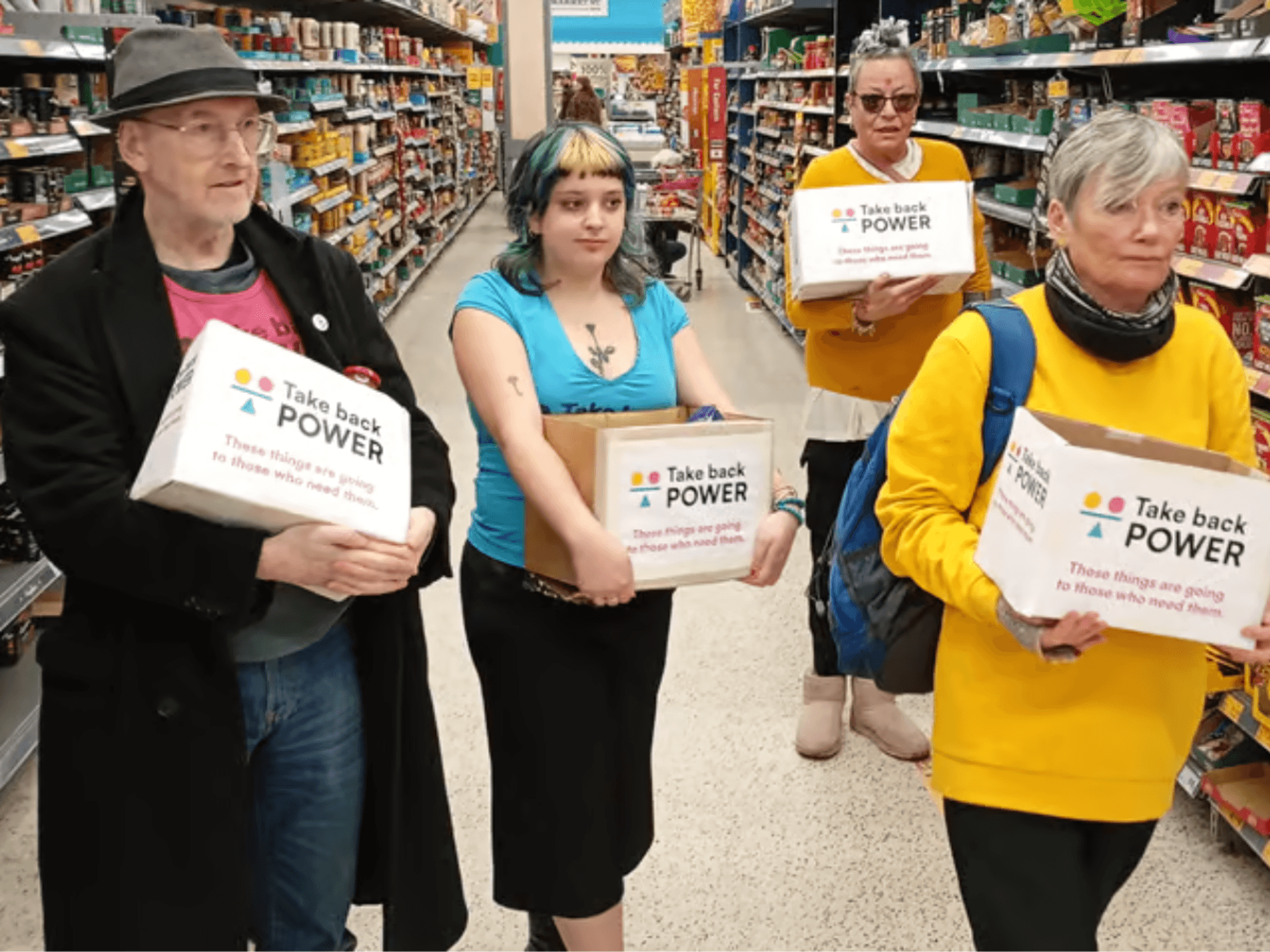 Take Back Power activists