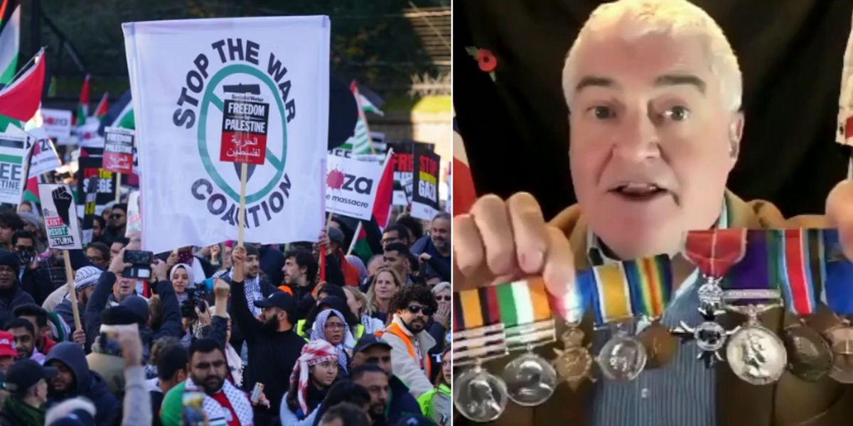 NextImg:‘Taking the p***!’ Veteran furious as pro-Palestine march threatens to mar Remembrance Day