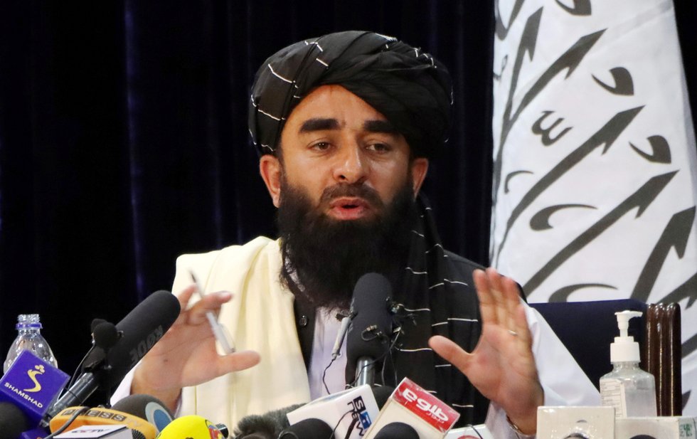 Taliban spokesman Zabihullah Mujahid