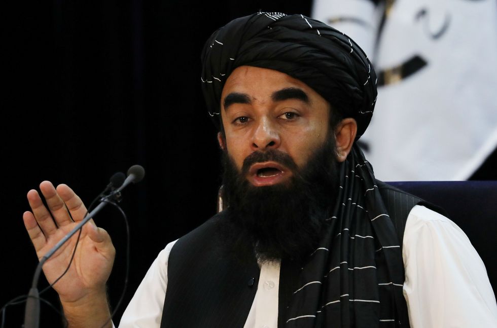 <p>Taliban spokesman Zabihullah Mujahid</p>