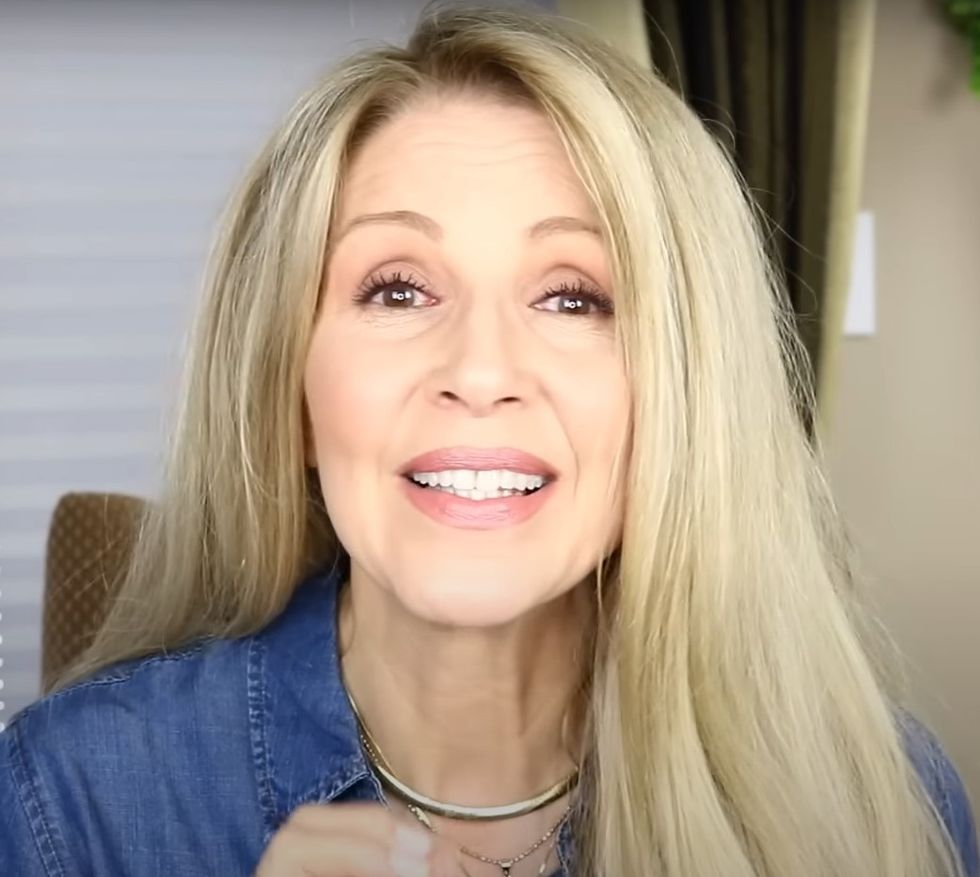 Tammy discussing her hair routine