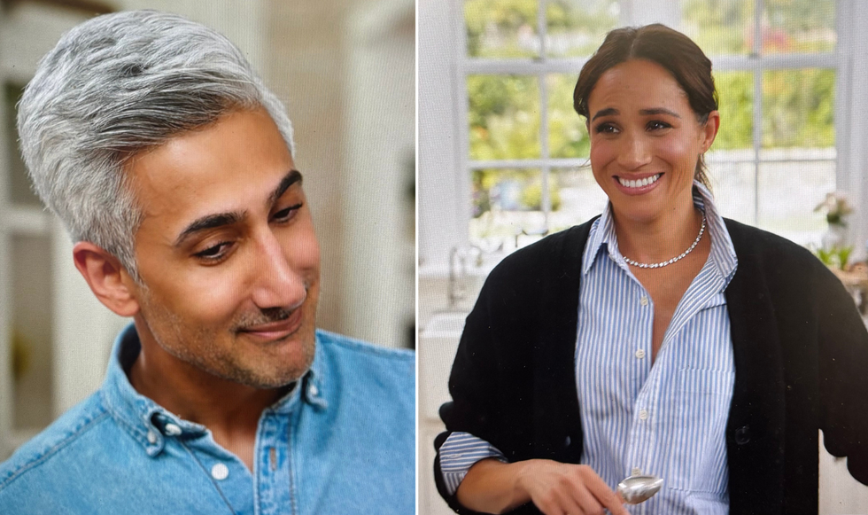 Tan France and Meghan Markle