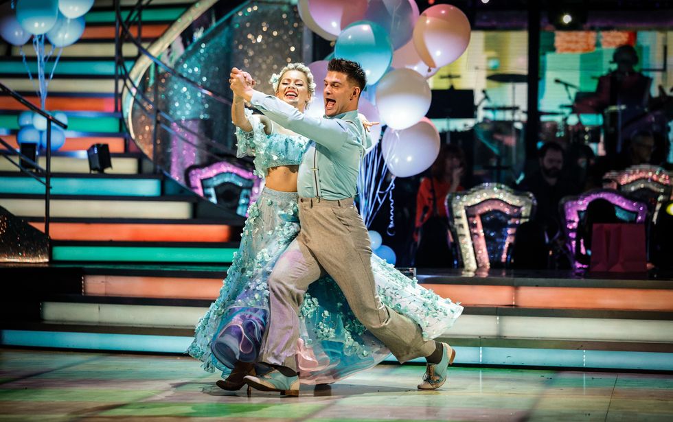 Tasha Ghouri and Aljaz Skorjanec