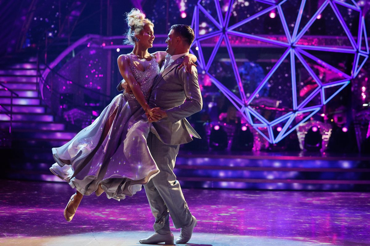 Tasha Ghouri and Aljaz Skorjanec