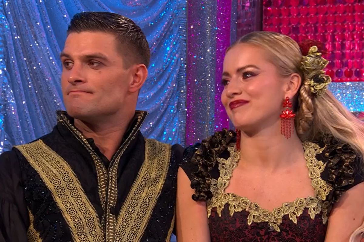 Tasha Ghouri and Aljaz Skorjanec