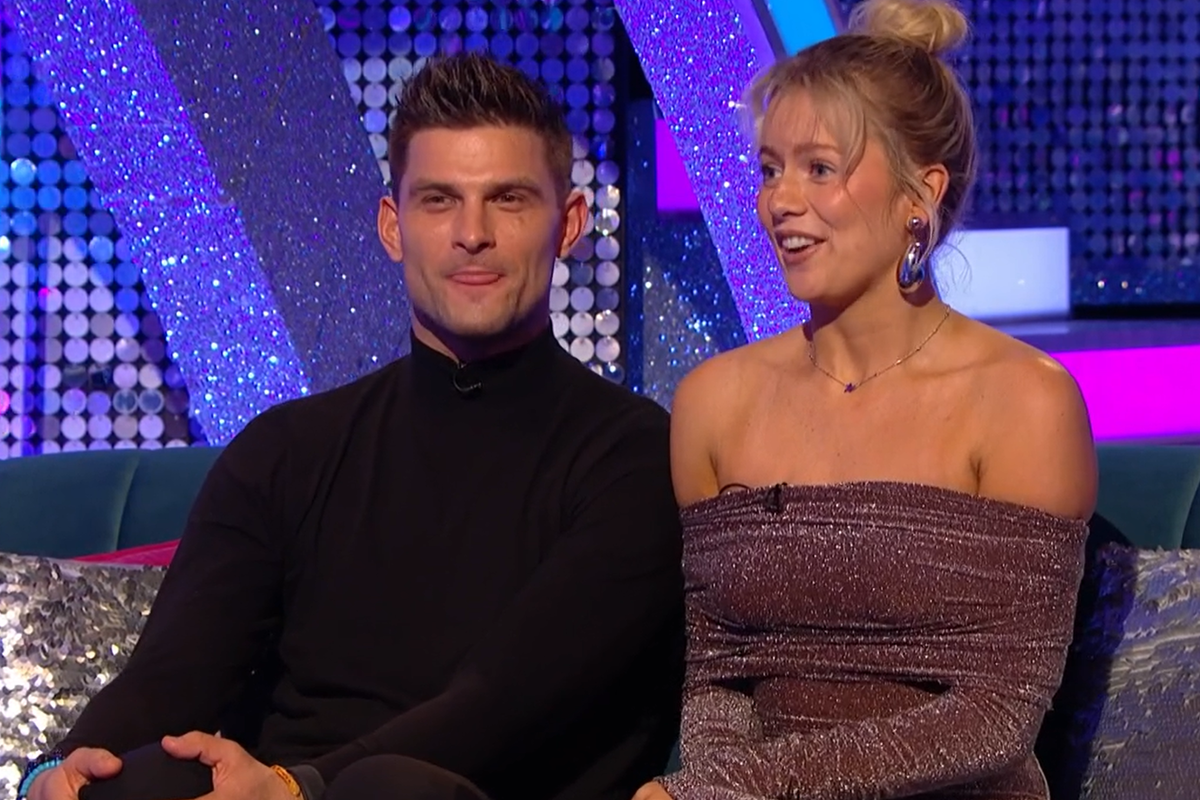 Tasha Ghouri and Aljaz Skorjanec