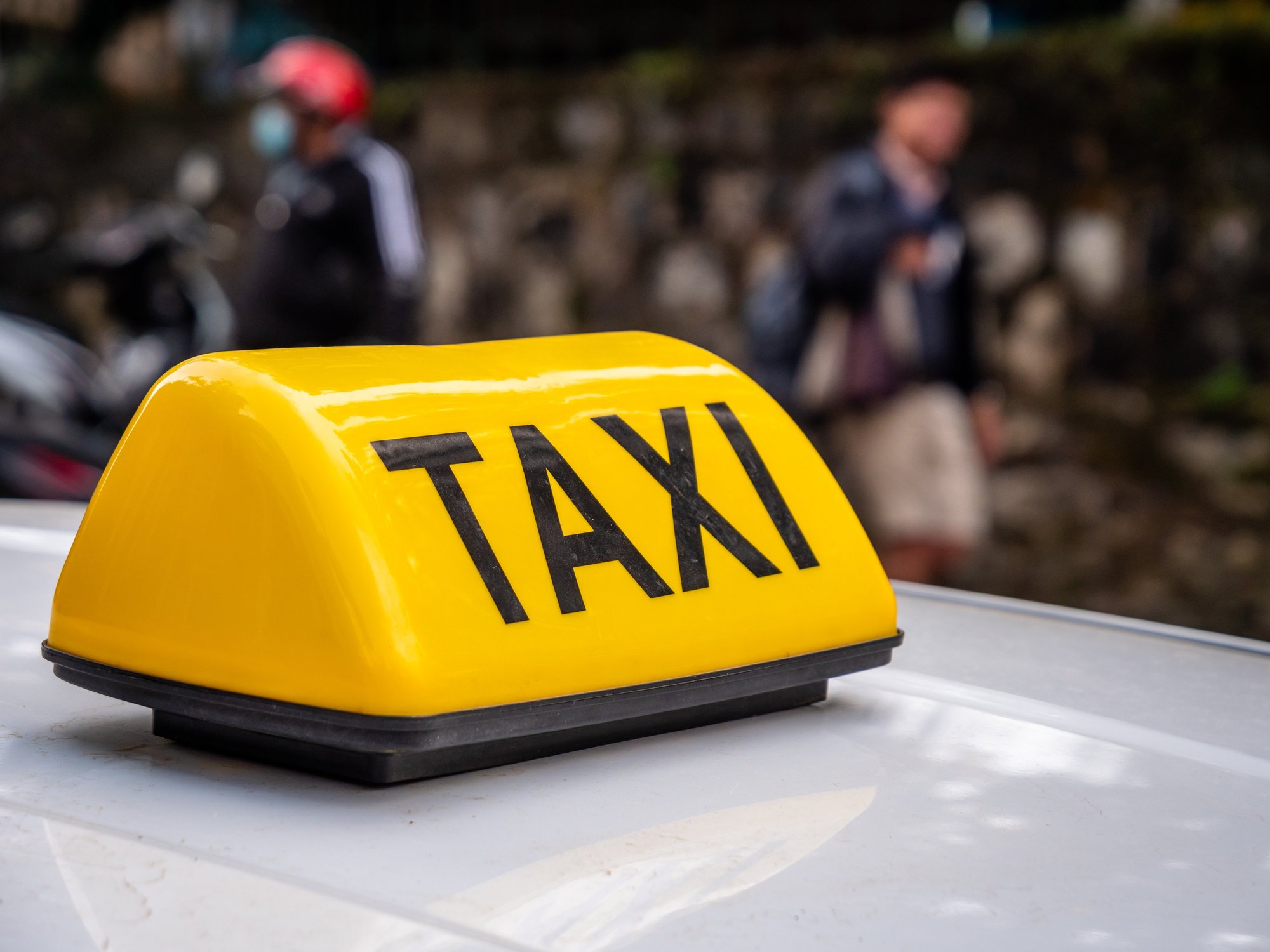 Taxi stock image