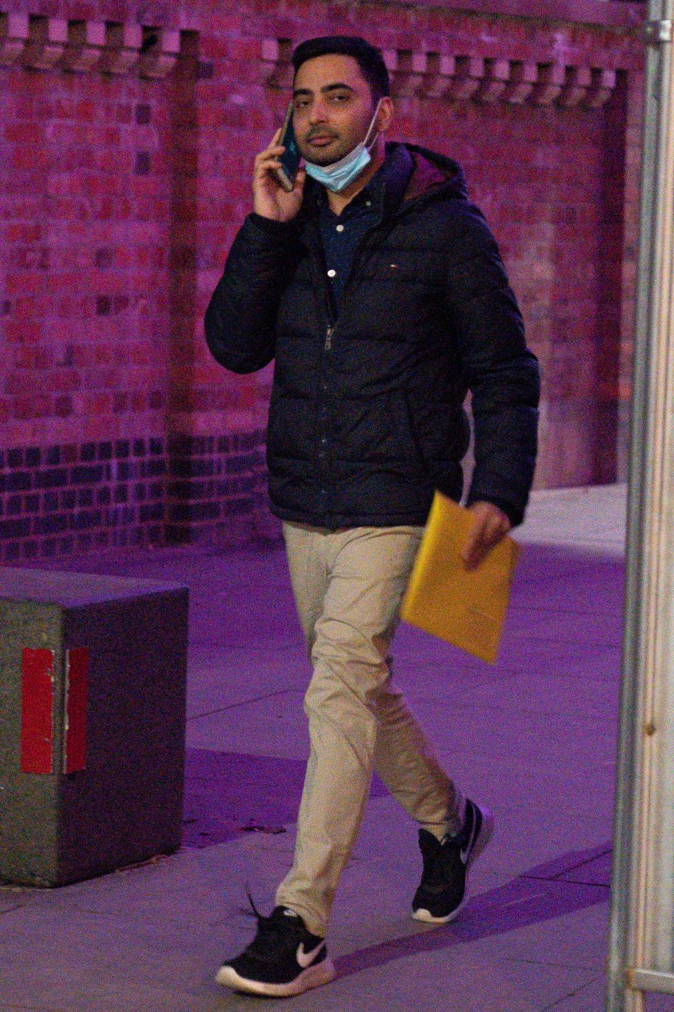 Tayabb Shah after leaving Nottingham Crown Court where he is accused of five sex assaults at Nottingham's Queen's Medical Centre between September 11 and September 25 2020.