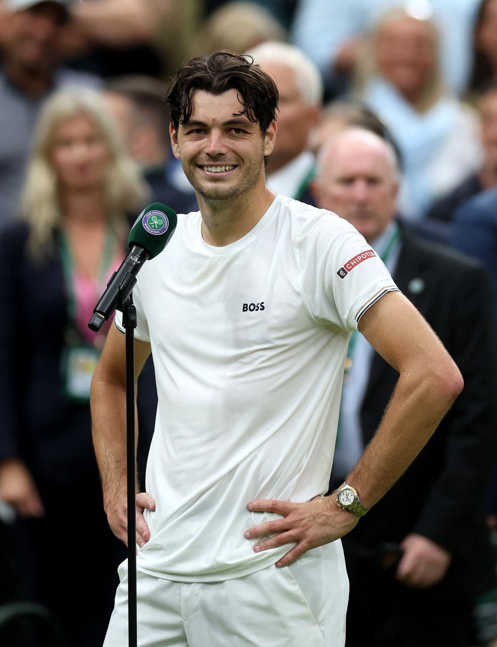Taylor Fritz is through to the quarter-finals of Wimbledon