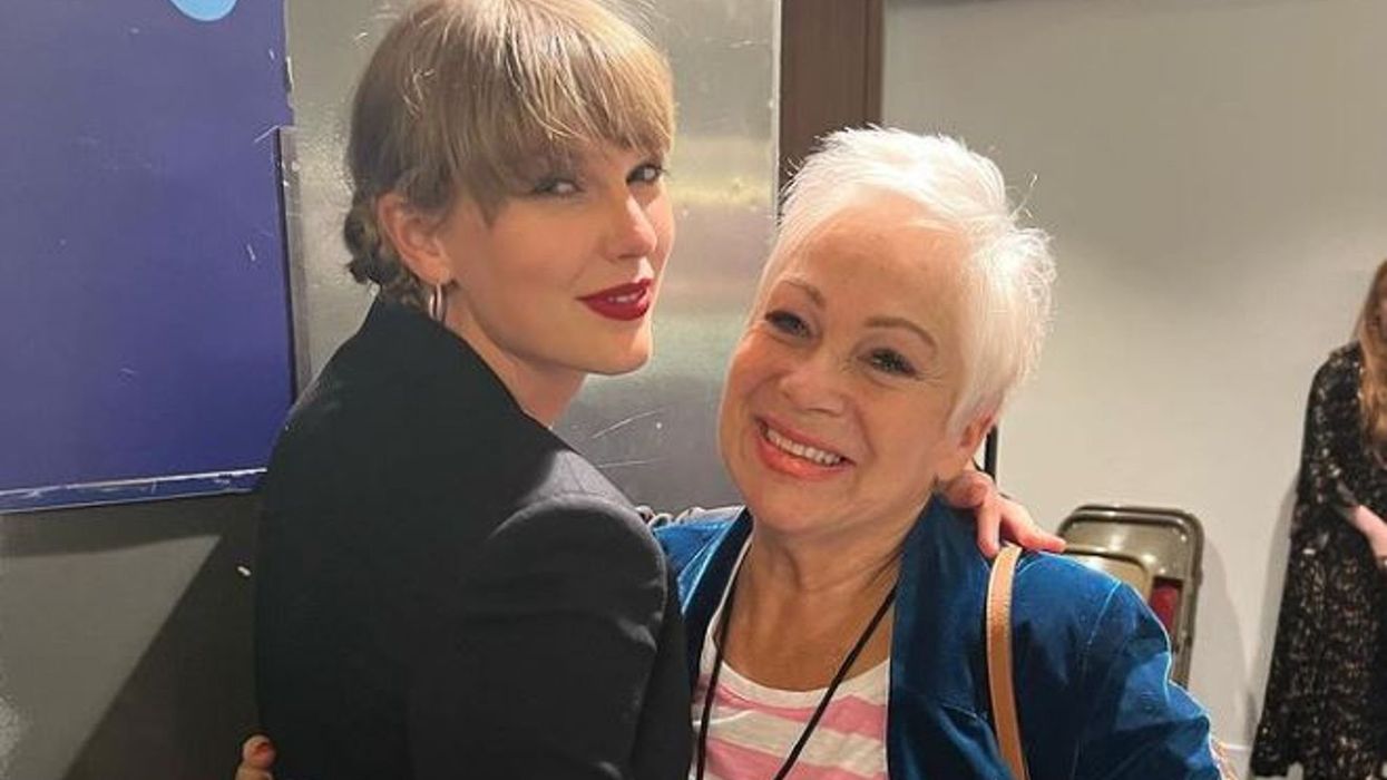 Taylor Swift and Denise Welch