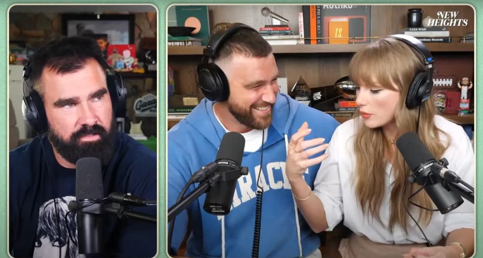 Taylor Swift and Jason Kelce