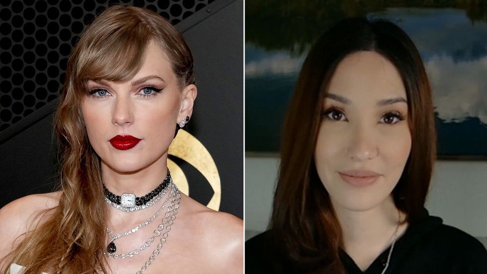 Taylor Swift and Lauren Chen