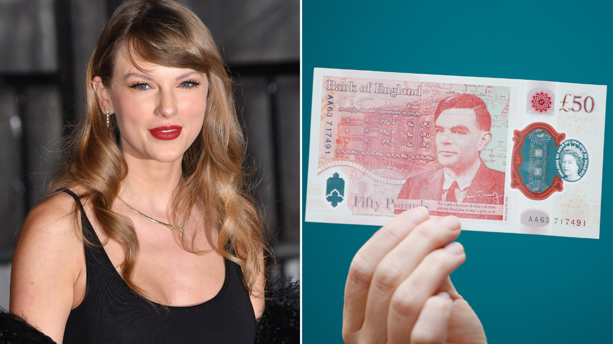 Taylor Swift and £50 pound note