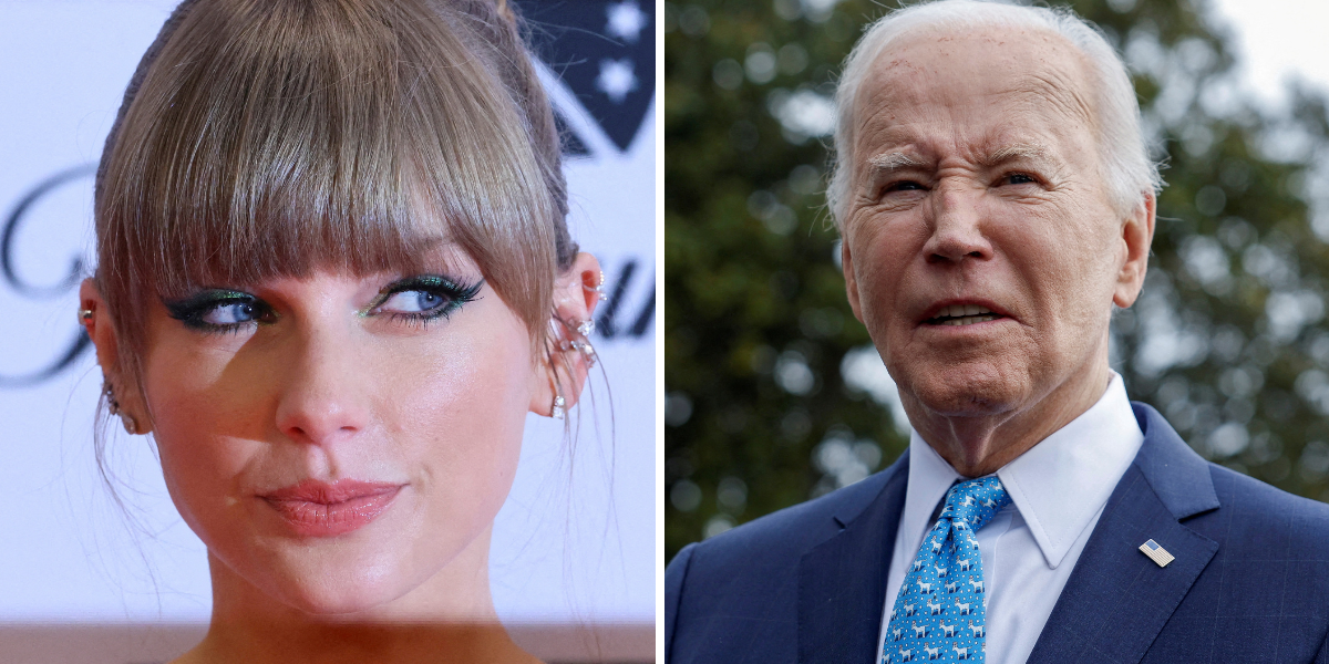 NextImg:Biden 'could join Taylor Swift on tour' as he desperately vies for her support in bid to help sway voters