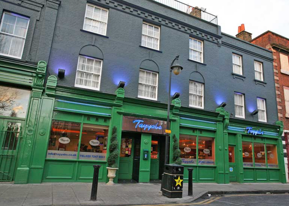 Tayyabs restaurant in Whitechapel