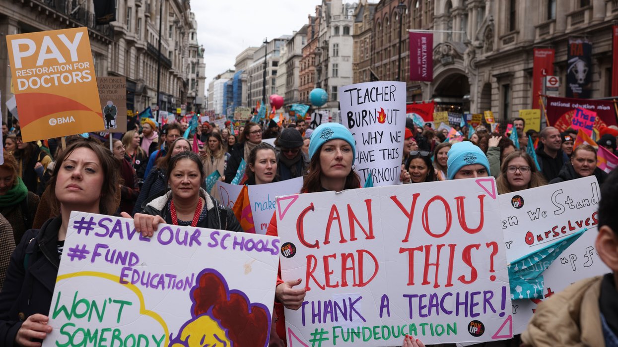 Teacher strikes