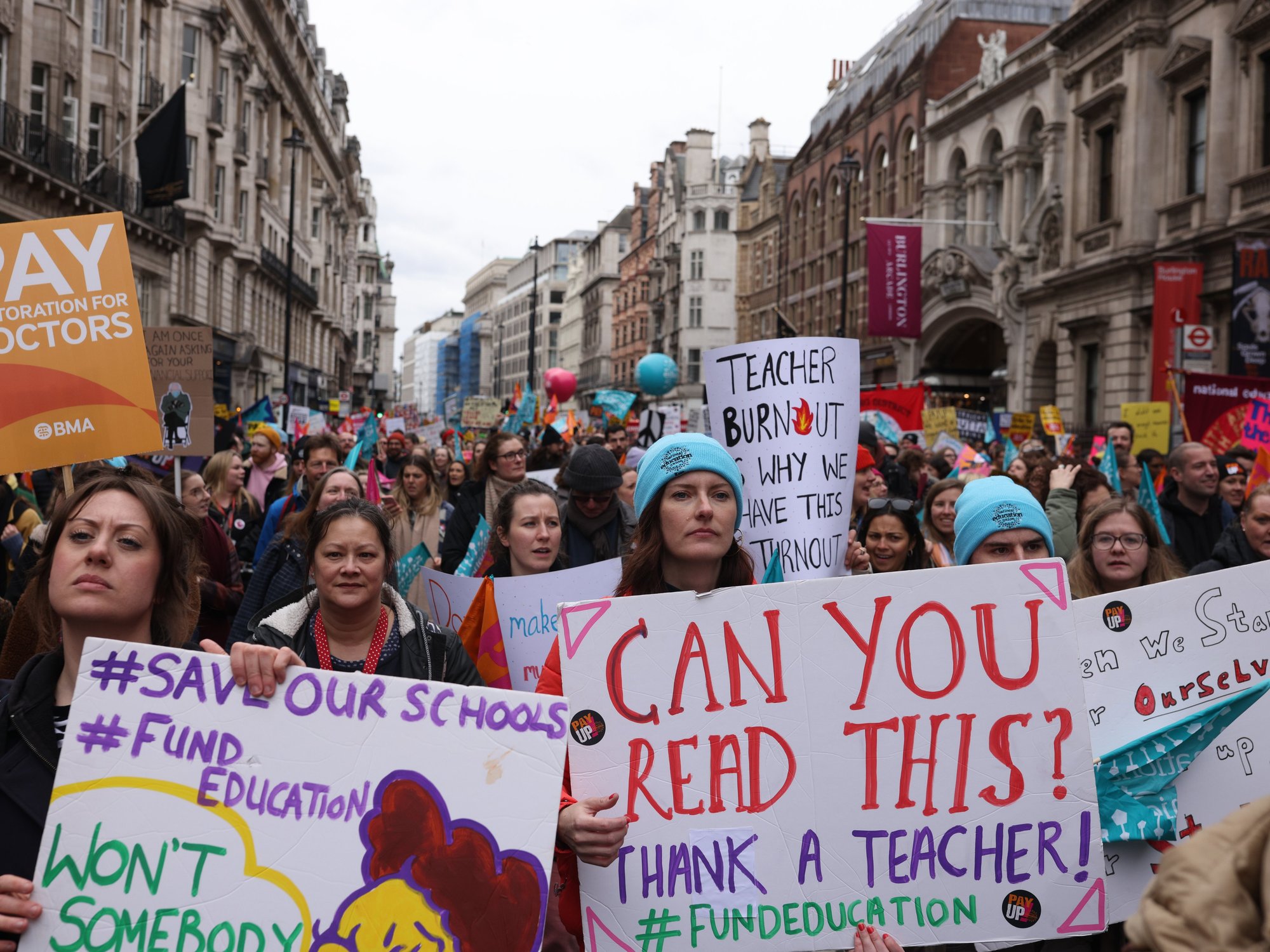 Teacher strikes