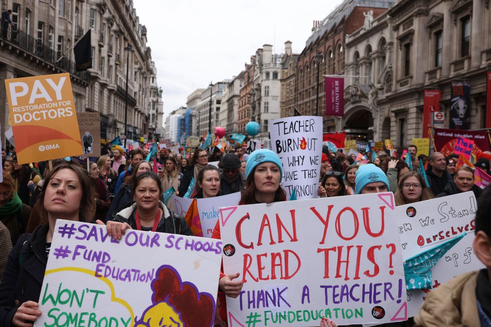 Teacher strikes