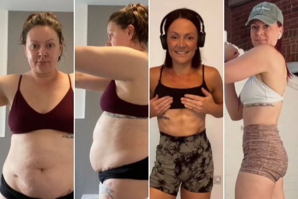 Teags before and after weight loss transformation