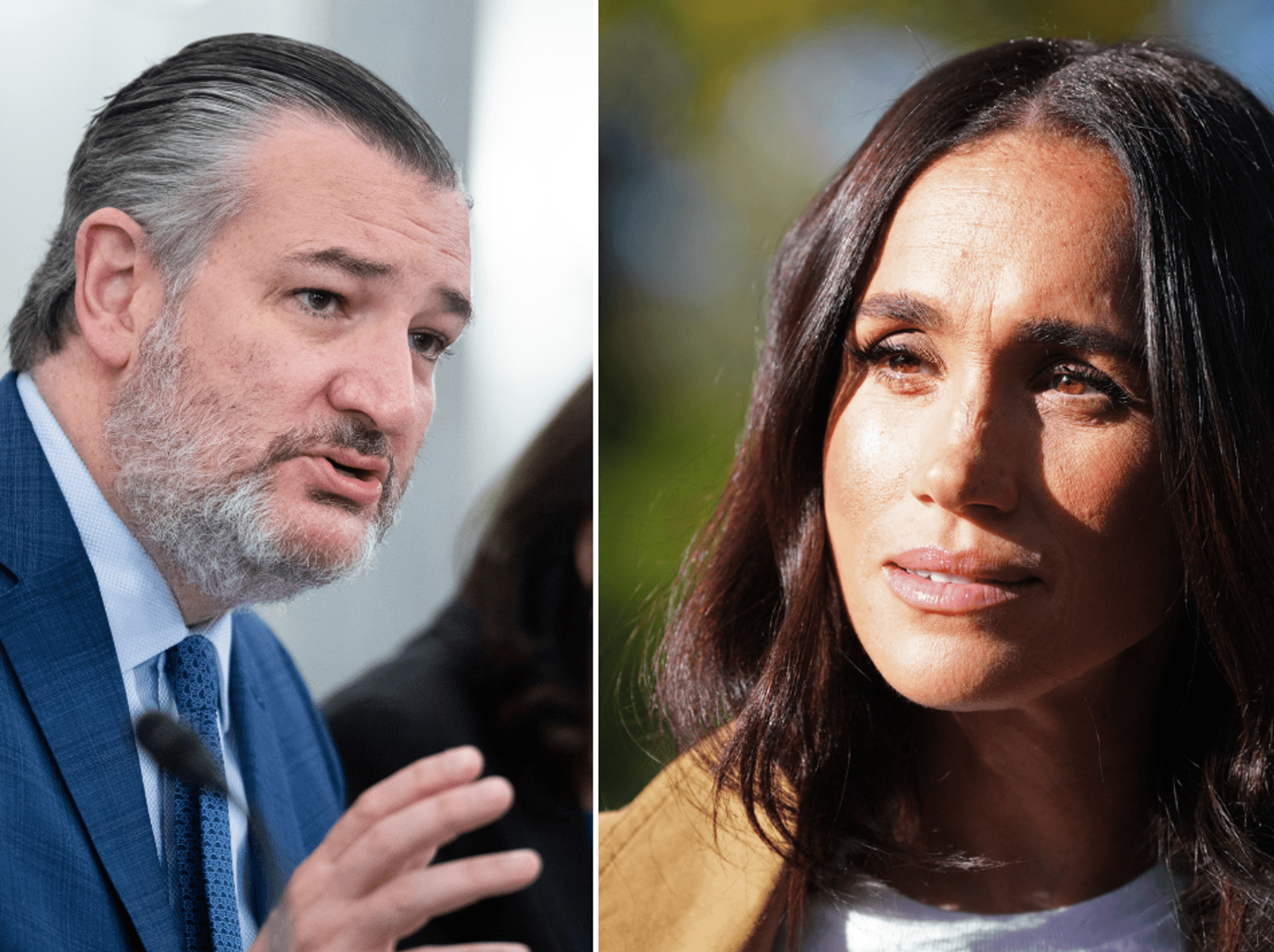 Ted Cruz and Meghan Markle