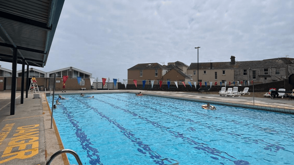 Teignmouth Lido in Devon