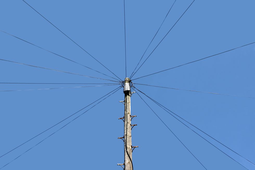 Telegraph pole