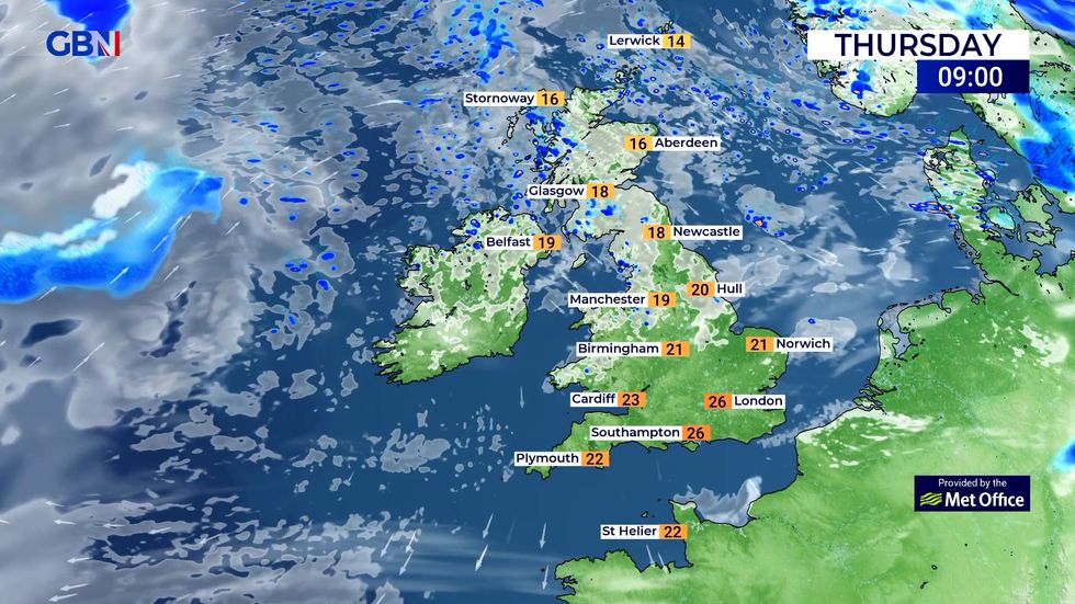 Temperatures continue to rise across the UK.
