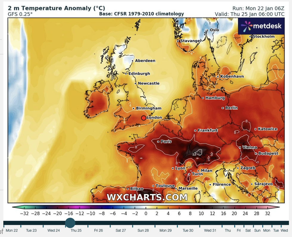 Temperatures on the rise