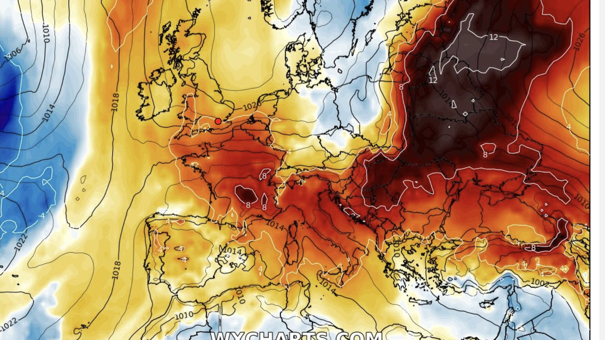 Temperatures on the up