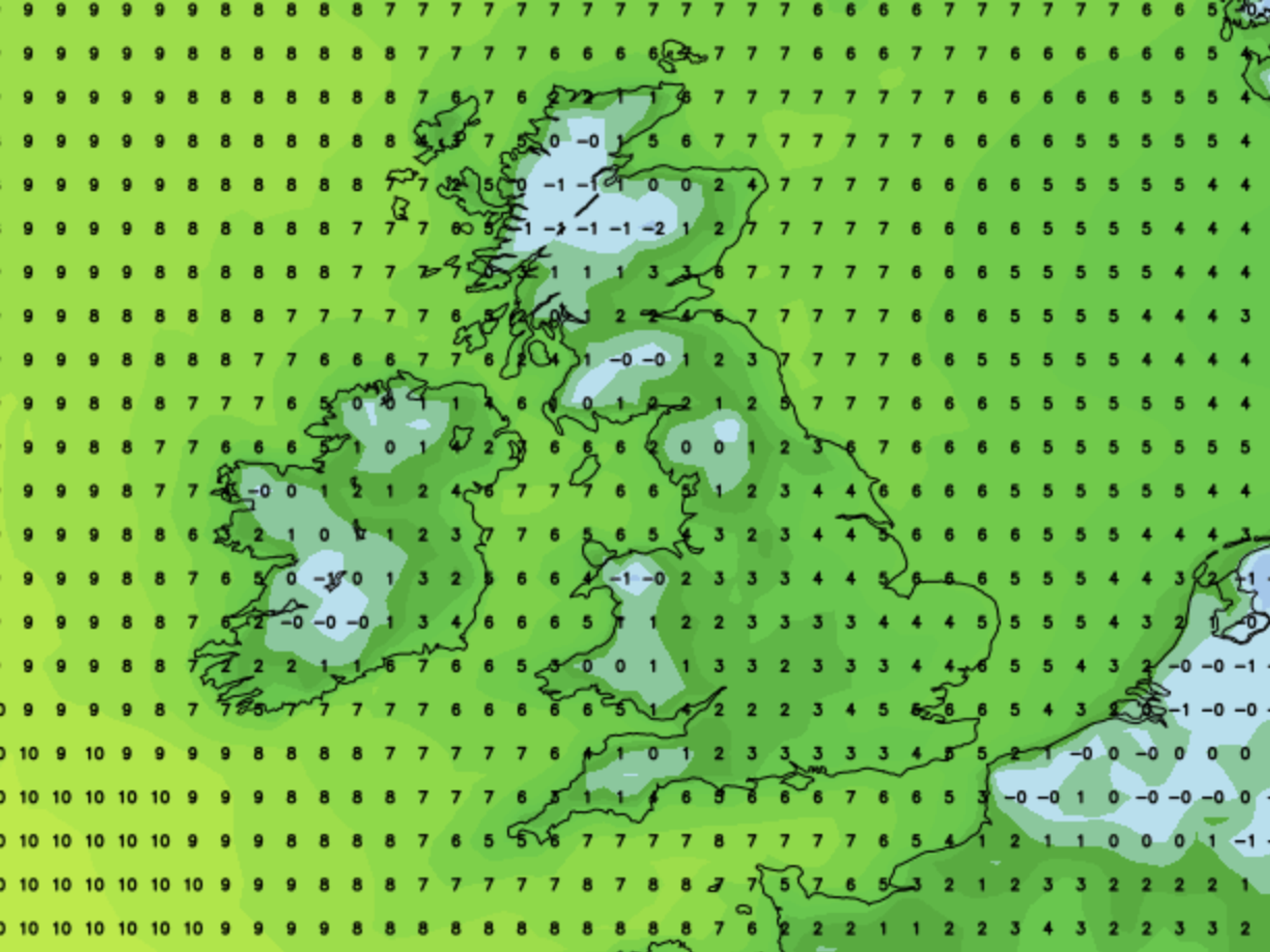 Temperatures plummet at the end of the year (newweather)