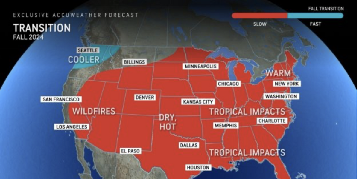 NextImg:US weather: Scorching heat to last MONTHS as Americans get 'extended summer'