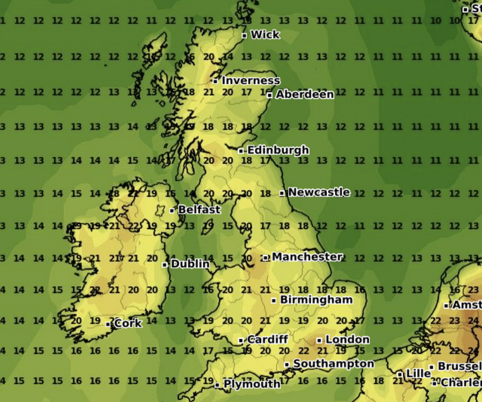 Temperatures will stay high throughout the next few weeks, including in early June