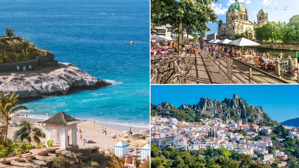 Tenerife beach / Berlin, Germany / buildings in Malta