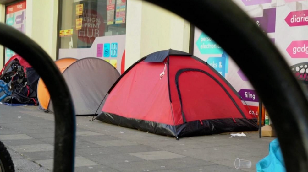 Tents in Manchester