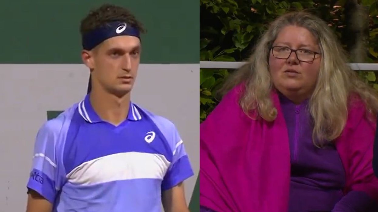 Terence Atmane hit a spectator in the crowd