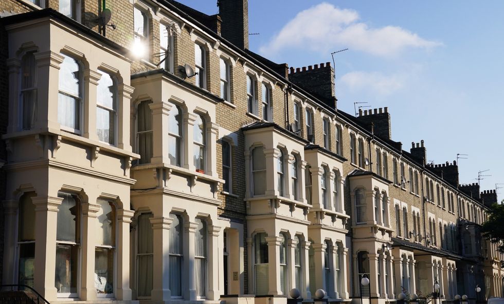 Terraced housing in Shepherd's Bush.