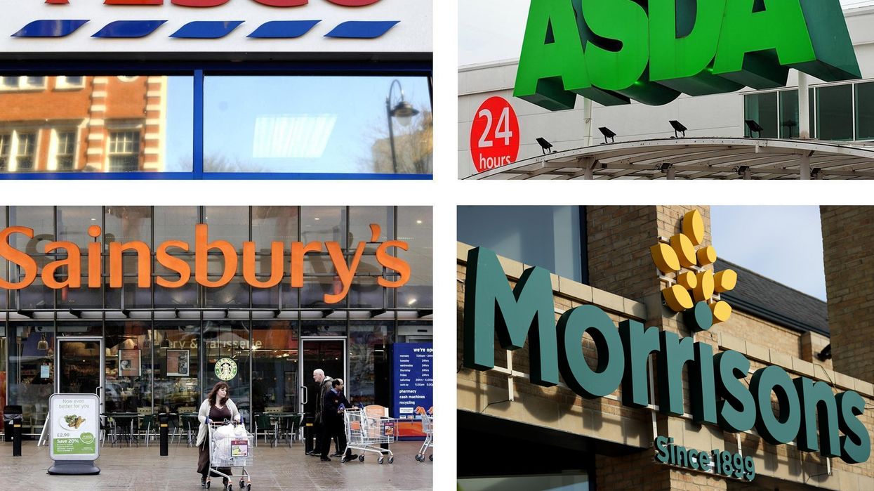 Tesco, Asda, Sainsbury's and Morrisons