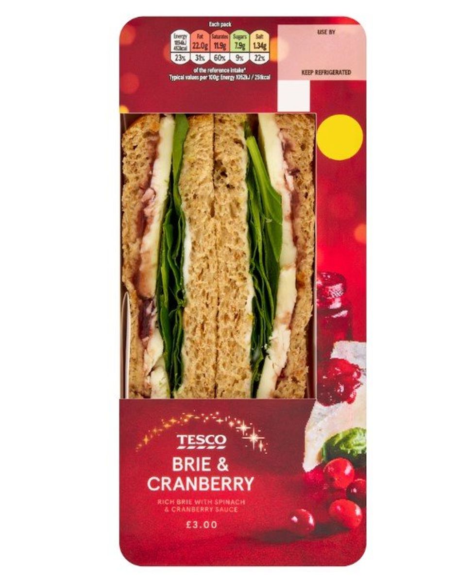 Tesco Brie & Cranberry