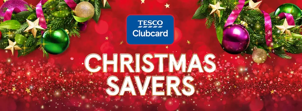 Tesco Clubcard Christmas Savers banner