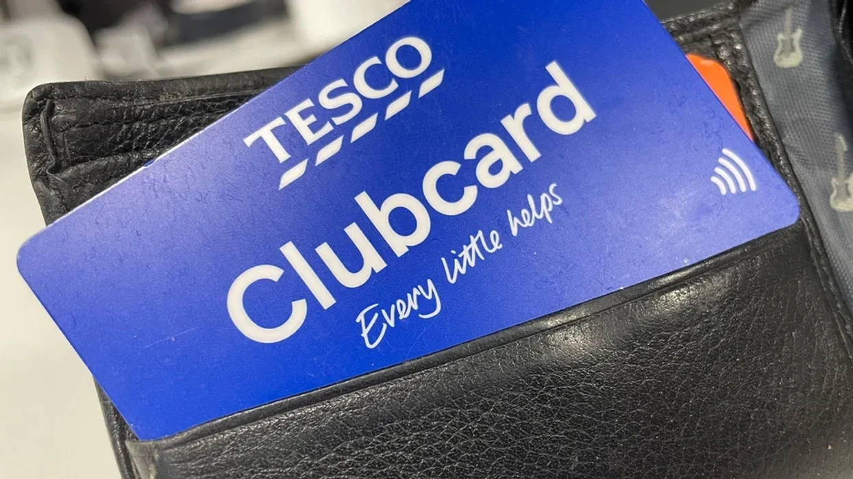 Tesco Clubcard in a wallet