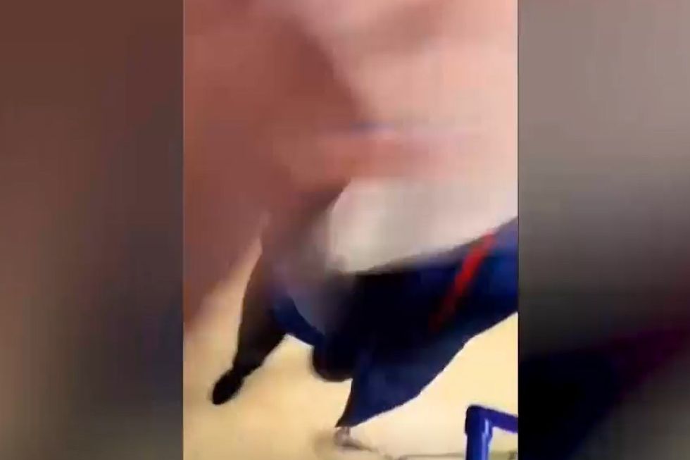Tesco employee tried to snatch the phone