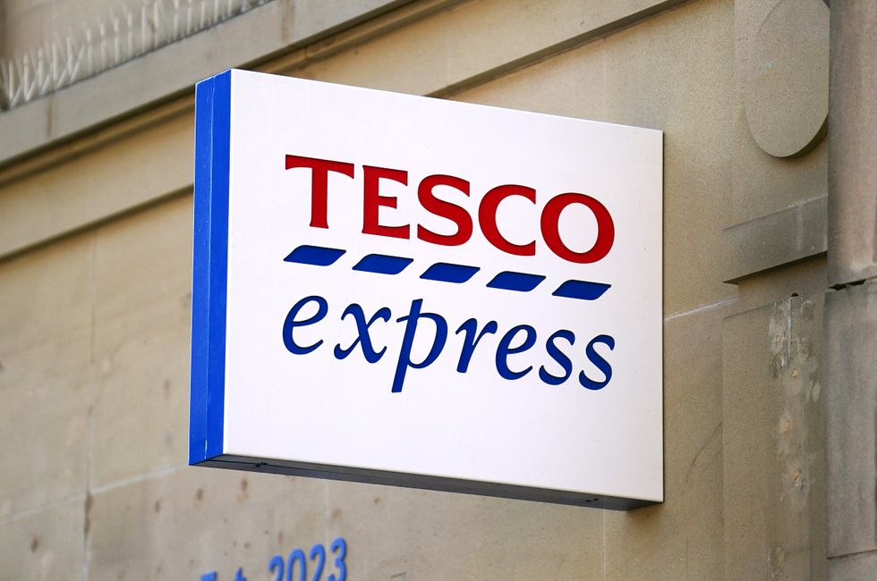 Tesco Express sign
