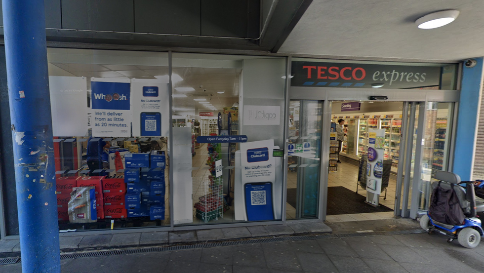 Tesco Express store on Cobourg Street