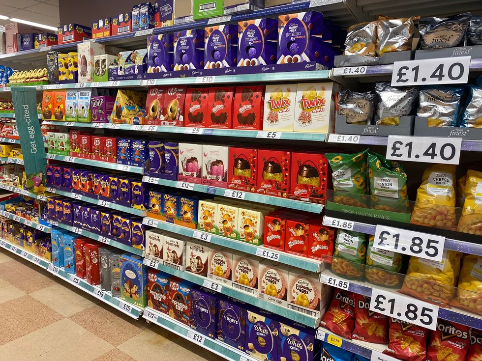 Tesco has been criticised for already selling Easter eggs despite the fact it is not until April.