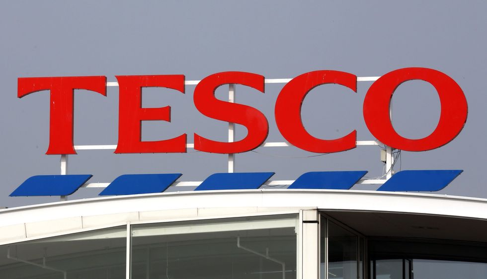 Tesco logo outside store